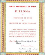 Diploma de Professor de Budo – Mestre Corrêa Pereira